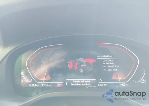 2021 BMW X3 Sdrive30I z USA, uszkodzony, nr VIN 5UXTY3C0XM9H12599